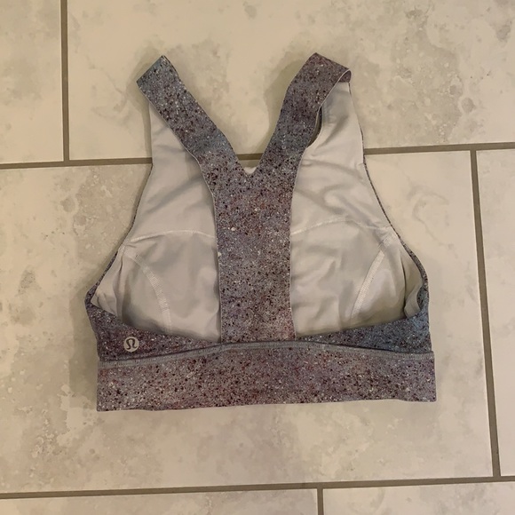 Lululemon Fast and Free Bra Nulux Summer Haze Multi - Picture 2 of 8